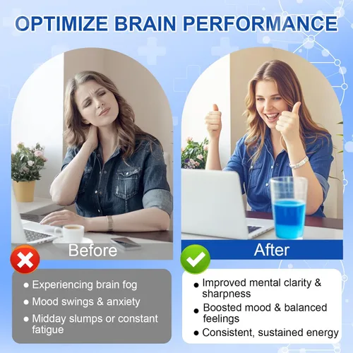 Miniatura 6 de Azul de metileno grado farmacéutico, solución azul de metileno al 1% para la salud cerebral humana y apoyo energético, pureza ultra alta, botella