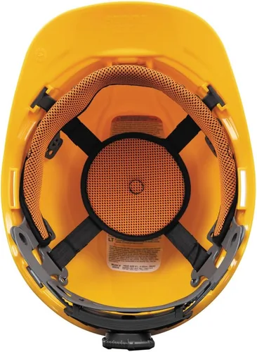 Miniatura 8 de Klein Tools Casco duro, estilo de gorra no ventilada, acolchado, autodesible, resistente al olor, probado hasta 20 kV Amarillo