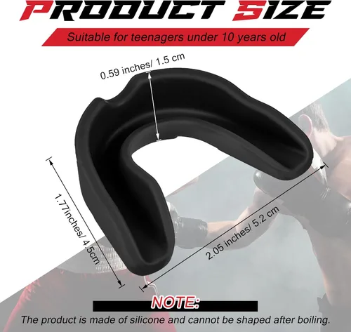 Miniatura 2 de BBTO 20 protectores bucales de fútbol a granel – Protector bucal para jóvenes y adultos, no hervir, para adultos y jóvenes, protector bucal suave