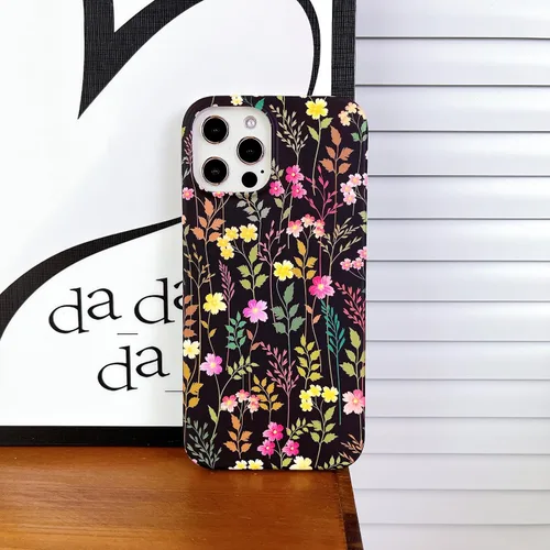 Miniatura 6 de Qokey Funda compatible con iPhone XR, bonito diseño de flores de jardín para niñas y mujeres, patrón mate, suave, ligera, delgada, TPU a prueba