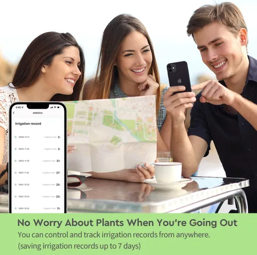 Miniatura 6 de Moistenland WIFI - Regadera automática para plantas, kit de riego por goteo automático para 15 plantas en maceta, modo de riego automático y manual