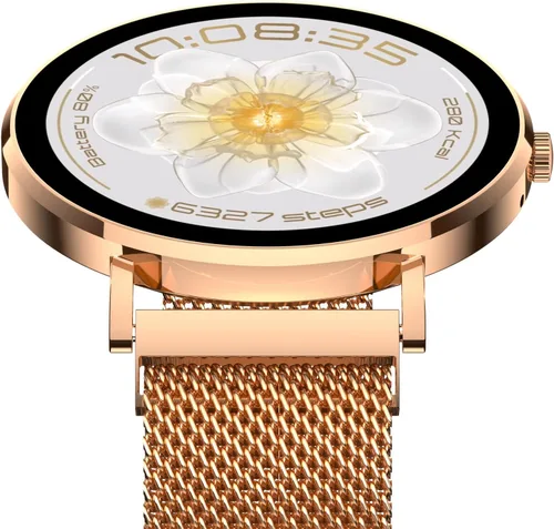 Miniatura 9 de Reloj inteligente para mujer, 1.32 pulgadas, reloj de seguimiento de actividad física de 0.303 in, diseño ultrafino, respuesta/hacer llamadas