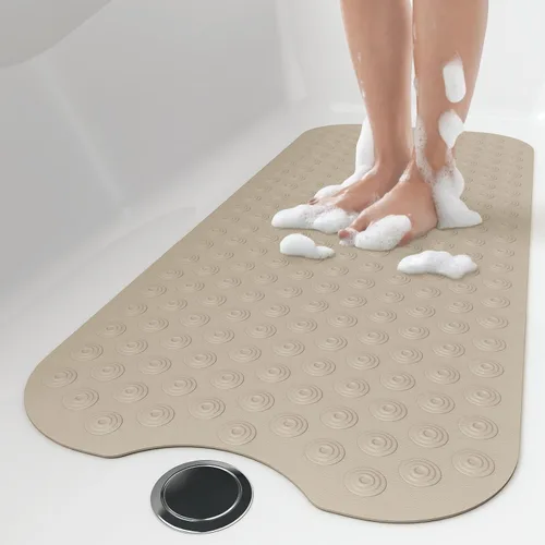 Miniatura 16 de OTHWAY Alfombrilla de baño sin ventosa: tapete de baño extra largo de 39 x 16 pulgadas, perfecto para bañeras ordinarias o reacabadas │Hecho de goma