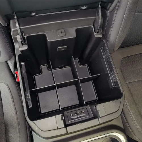 Vehicle OCD - Organizador de consola central para Chevy Silverado 1500 / GMC Sierra 1500 (2019-2021) y 2500/3500 HD (2020-2023) (consola completa