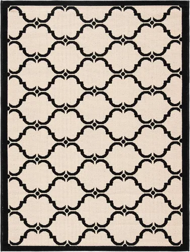 Miniatura 27 de SAFAVIEH Alfombra lavable al aire libre Courtyard Collection - 9 x 12 pies, beige y terracota, no desprende pelusa y fácil limpieza, ideal