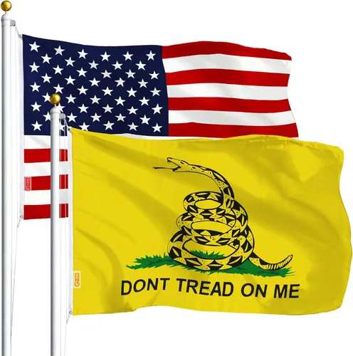 Miniatura 13 de G128 Paquete combinado: bandera estadounidense de 3 x 5 pies 75D impresas estrellas y bandera del estado de California 3 x 5 pies 75D impresa