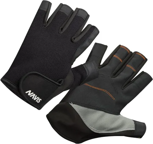 Miniatura 3 de Guantes de vela para hombres y mujeres, remo, barco, pesca, kayak, todos los deportes acuáticos, protección UV perfecta, dedo corto