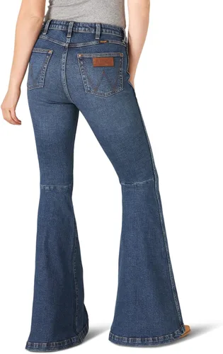 Miniatura 3 de Wrangler Jeans retro de talle alto para mujer, Verde