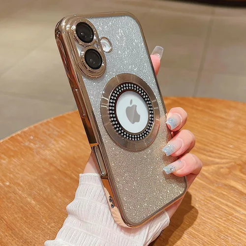 Miniatura 111 de Misscase Funda magnética con purpurina para iPhone 11 compatible con MagSafe, protección completa, delgada, a prueba de golpes, antiarañazos