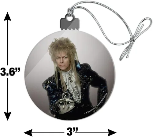 Miniatura 7 de GRAPHICS & MORE David Bowie As Jareth from The Labyrinth - Adorno acrílico para árbol de Navidad
