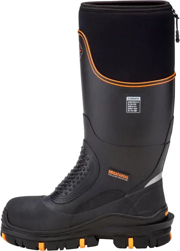 Miniatura 5 de Dryshod Megatar - Botas de trabajo con puntera de acero, color negro
