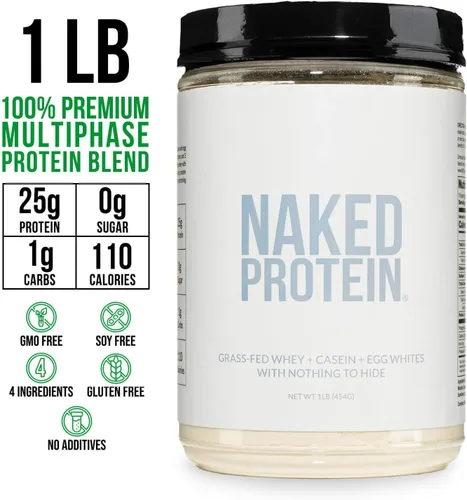 Miniatura 3 de NAKED Mezcla de proteínas en polvo - Mezcla de proteínas de huevo, suero de leche y caseína