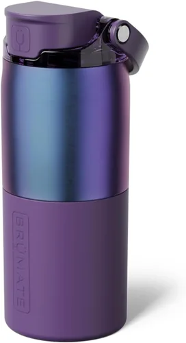 Miniatura 57 de BrüMate Rise - Botella de agua de 18 onzas con popote de silicona cubierto Botella de agua para niños aislada 100% a prueba de fugas Base apta