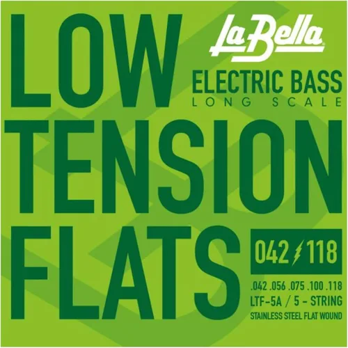 La Bella LTF-5A baja tensión plana plana plana baja baja escala escala baja baja cuerda 42-118