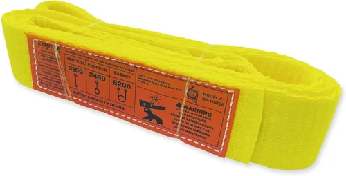 Miniatura 18 de Correa de 1 capa de 1" x 4 pies para elevación 2 paquetes Correas de amarre resistentes para aparejo, movimiento, remolque y elevación KODIAK STRAPS