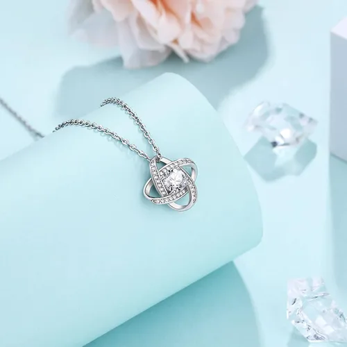 Miniatura 7 de UNGENT THEM Collar de nudo de amor para suegra, regalo de boda, Navidad, cumpleaños para abuela, madrastra, suegra, suegra, suegra, suegra, ahijada