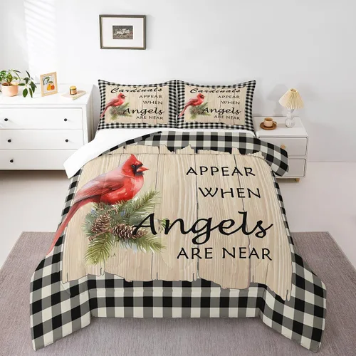 Miniatura 17 de Homewish Lindo juego de edredón de perros, juego de ropa de cama verde para niños, niñas y mujeres, edredón de verano para adultos, juego de edredón