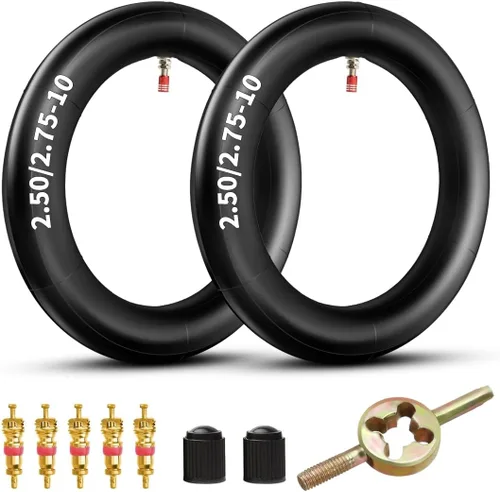 FVRITO 2.50-10 2.75-10 2.50 x 10 Tubo interior de neumático de motocross de repuesto resistente para CRF50 XR50 Razor MX650 MX500 DRZ70 JR50 TTR50