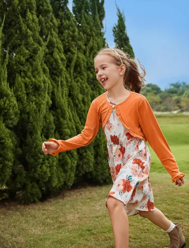 Miniatura 9 de PATPAT 2 Piece Girl's Dress with Cardigan Red Plaid Sleeveless Christmas Dress and Black Bowknot Cardigan Set
