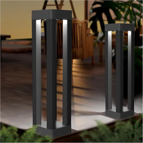Lámparas solares de pie para exteriores, lámpara de pie de linterna, faroles de decoración al aire libre para jardín, patio, porche, terraza,