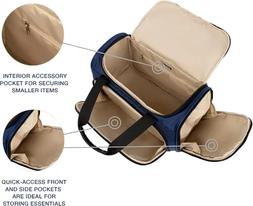 Miniatura 3 de Travelpro Juego de pista suave, Azul, Conjunto Runway Softside