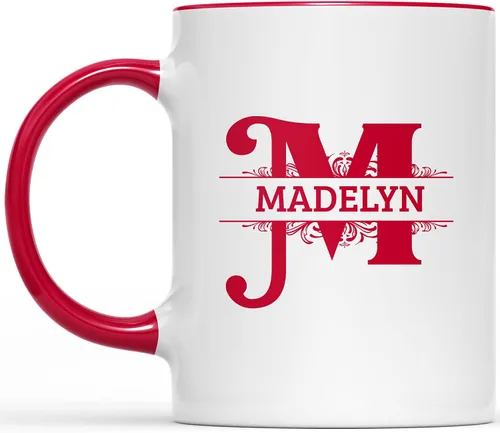 Miniatura 9 de Taza de café inicial con nombre personalizado para mujeres y hombres, regalos con monograma, taza de café personalizada con letras iniciales
