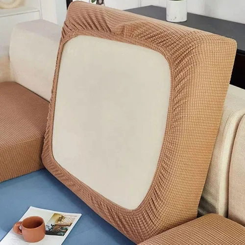 Miniatura 9 de Funda elástica para cojín de sofá, funda protectora para muebles de sofá, funda de asiento de sofá, estampado floral con parte inferior elástica, #17