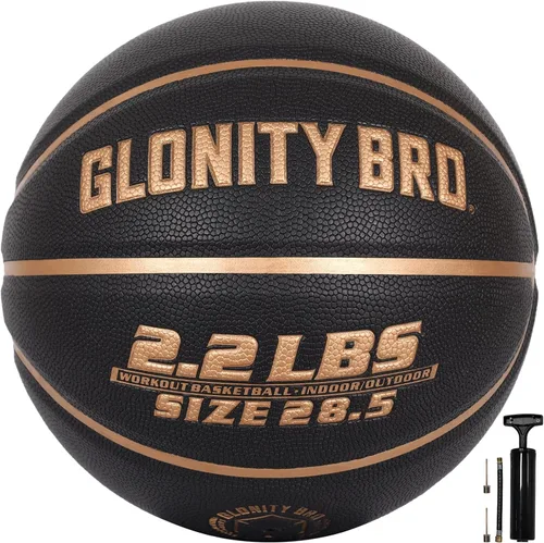 Baloncesto con peso, color gris, 28.5 pulgadas/29.5 pulgadas, 2.2 libras/3 libras, antideslizante, para exteriores e interiores, para driblar,