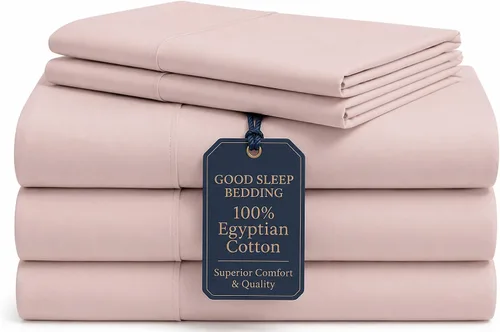 Miniatura 32 de Good Sleep Bedding Juego de sábanas divididas tamaño King para cama ajustable, sábanas de lujo, algodón egipcio, juego de sábanas de 5 piezas