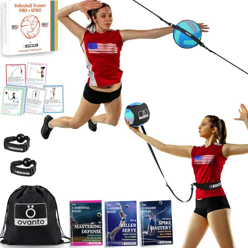 Miniatura 12 de OVANTO Volleyball Training Equipment Aid – Adjustable Practice Volleyball Kit