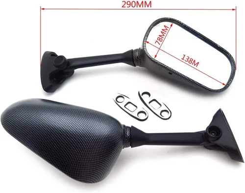 Miniatura 7 de Espejos estilo SMT-OEM compatibles con 2004 2005 Gsxr 600 Gsx-R750 Gsxr600 Carbon [B00RNISJIC]
