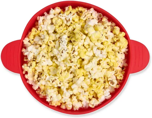 Miniatura 5 de HIC Kitchen Máquina para hacer palomitas de maíz para microondas, silicona