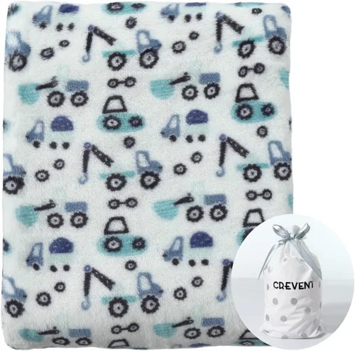 Miniatura 32 de CREVENT Manta de Felpa Sedosa y Linda para Bebé Niñas & Niños, Recién Nacidos, Bebés, Cuna, Cochecito, Silla de Paseo, Regalo Adecuado para Todas