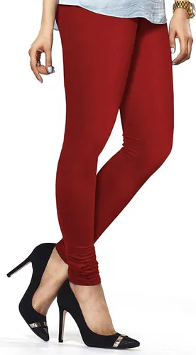 Miniatura 41 de ladyline Leggings Churidar elásticos de algodón para mujer Extra largos de longitud completa de cintura alta Talla regular y grande Pantalones