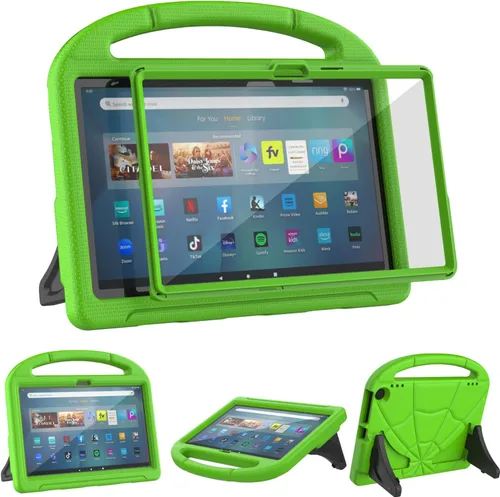 Miniatura 11 de Funda para tablet Amazon Fire Max 11 para niños (13ª generación, versión 2023), ligera, a prueba de golpes, con asa y soporte para tablet Kindle Azul