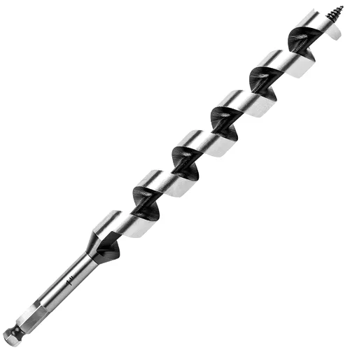 Miniatura 18 de Broca de taladro de 1-1/2 pulgadas x 9 pulgadas para madera, vástago hexagonal de 1-1/2 pulgadas, broca larga para madera suave y dura, plástico