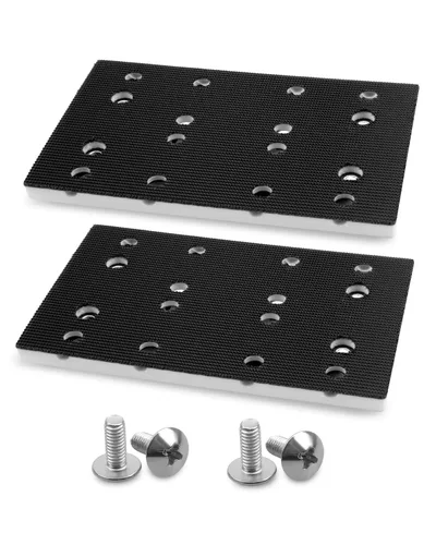 Miniatura 7 de 489252 RTS 400 Almohadilla de repuesto 3.150 in x 5.118 in (3 5/32 x 5 1/4 pulgadas), suave 12 agujeros para lijadoras de órbita aleatoria RTS 400