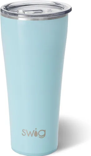 Miniatura 14 de Swig Life - Vaso aislante de 22 onzas, vaso de viaje para café con tapa, taza de viaje para café apta para portavasos, acero inoxidable (Aqua)