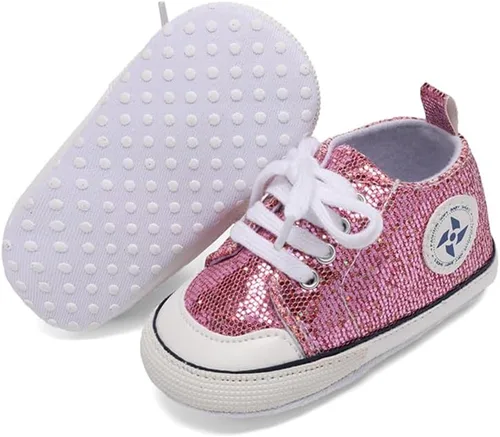 Miniatura 2 de Zapatos de lona para bebés recién nacidos, suela suave, para los primeros pasos, zapatos planos para niños pequeños, zapatos de mezclilla unisex