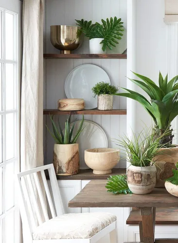Miniatura 5 de Serene Spaces Living Paulownia Cuenco Redondo de Madera – Cuenco de madera decorativo hecho a mano para decoración, fiestas, bodas, centro de mesa