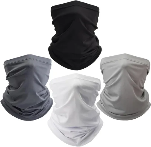 Miniatura 16 de Polaina de cuello de pesca, máscara facial de protección solar, bufanda refrescante para el cuello, pasamontañas de ciclismo, bandana para hombres