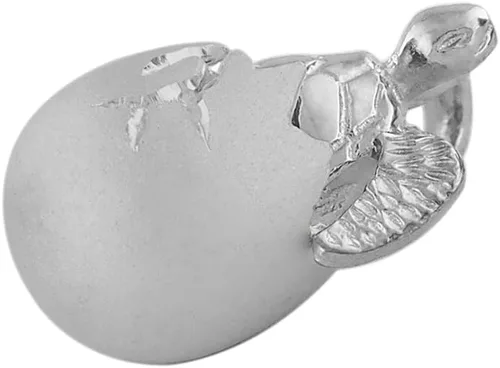 Miniatura 6 de Collar con colgante de huevo de cría de tortuga bebé de plata esterlina, extensor de 16+2 pulgadas