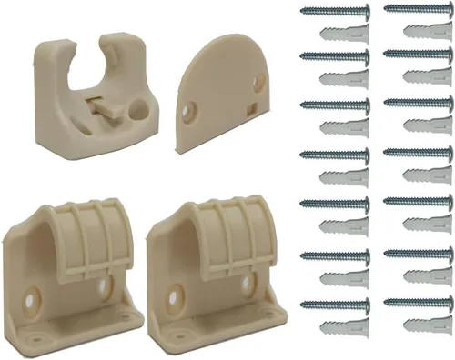 Miniatura 5 de SPACEANY Kit de piezas de repuesto retráctil para puerta de bebé, accesorios oficiales para puertas de seguridad SPACEANY - Incluye montaje de Blanco
