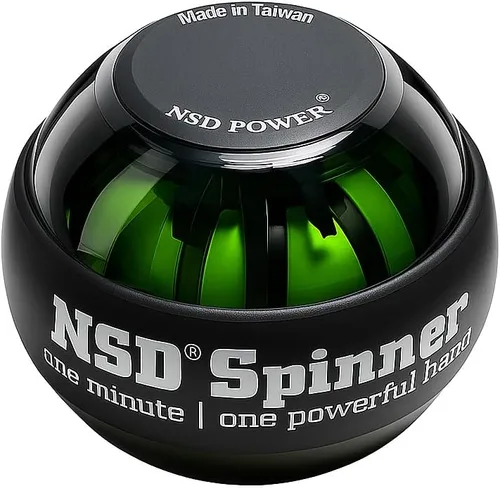Miniatura 10 de NSD Manual Thumb Wind Start Spinner Gyro Ball – Up to 15,000-18,000 RPM Premium & Durable Hand Strengthener and Wrist Exerciser for Grip Strength
