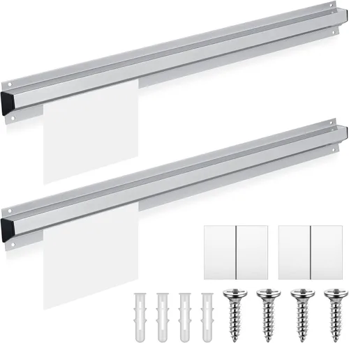 Miniatura 14 de Henoyso Soporte para boletos de restaurante de 16 pulgadas, soporte de recibos, soporte de aluminio para boletos de pedido, estante de cheques