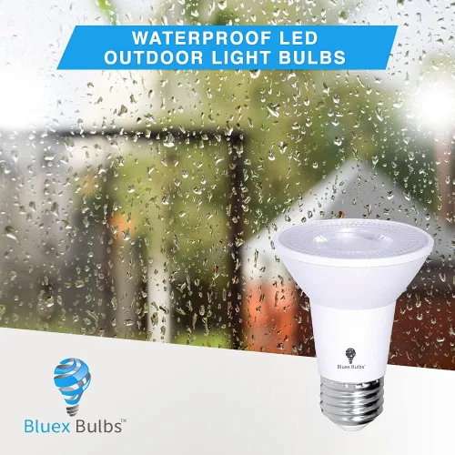 Miniatura 4 de Paquete de bombillas LED PAR20 para inundación de luz del anochecer al amanecer para exteriores, sensor de fotocélula, 8 W, equivalente a 65 W, 700