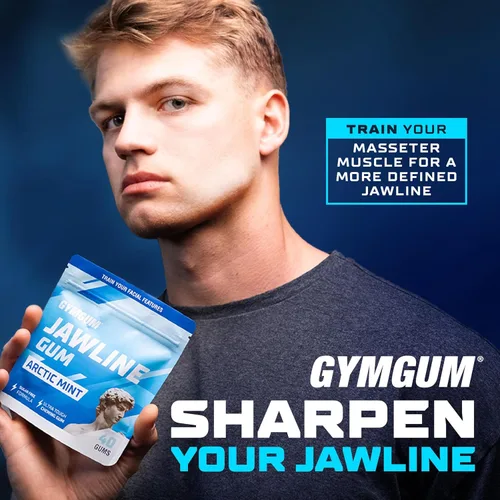 Miniatura 4 de Gymgum Goma para la Línea de la Mandíbula Goma de Masticar Dura para Fuerza de la Mandíbula Entrena tus Rasgos Faciales - Goma para Mandíbula