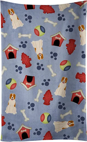 Miniatura 104 de Caroline's Treasures BB2654KTWL Dog House Collection Airedale - Toalla de cocina para invitados, toalla de baño decorativa para cara, té, paño