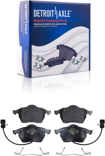 Miniatura 106 de Detroit Axle - Pastillas de Freno Delantero para Nissan Altima Maxima Sentra 350Z Cube Juke Versa INFINITI G20 G35 I30 I35 Suzuki SX4, Pastillas