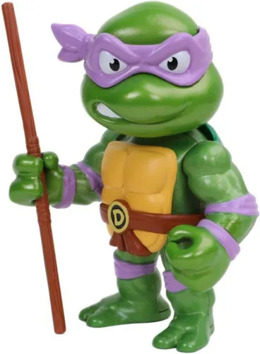 Jada Toys Teenage Mutant Ninja Turtles - Figura de donatello de 4 pulgadas, juguetes para niños y adultos, morado